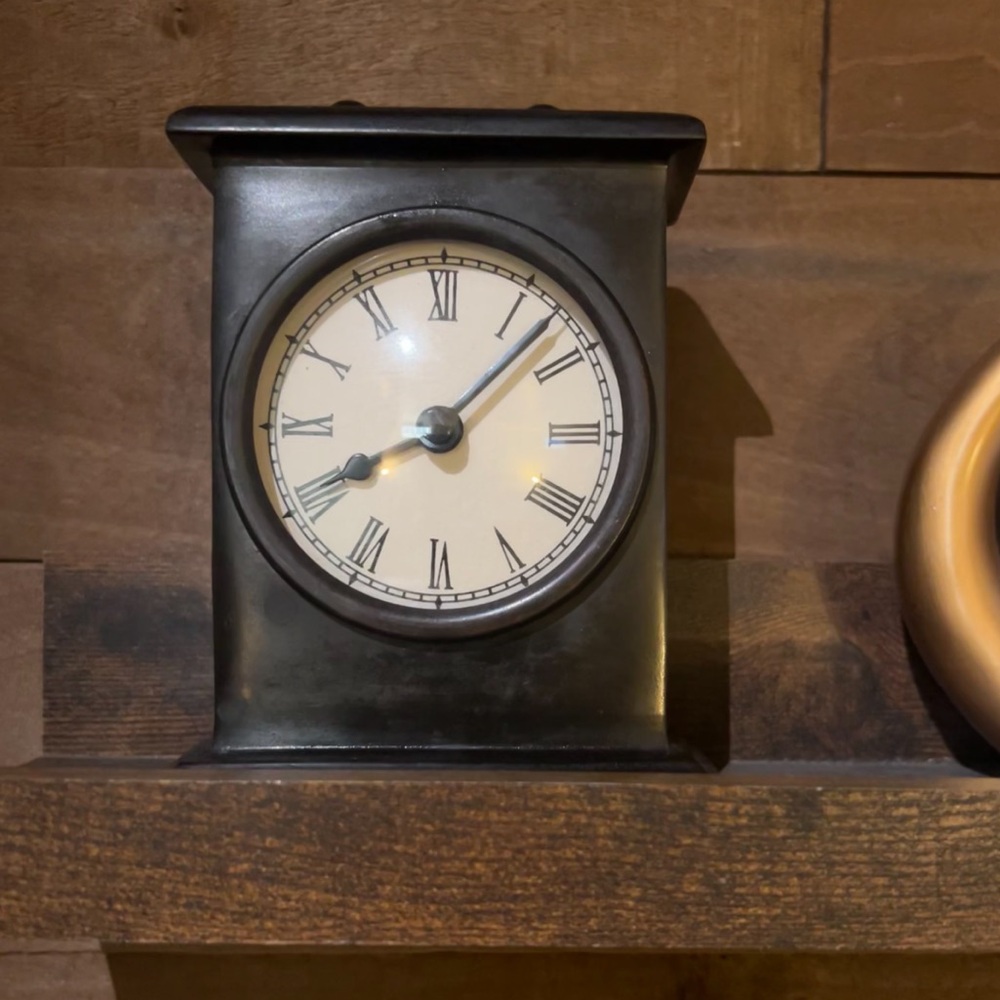Antique Heavy Weight Miniature Clock
